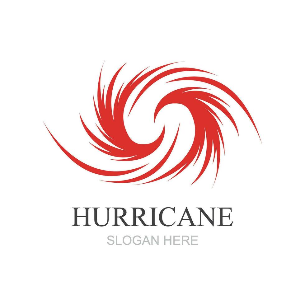 huracán logo símbolo icono ilustración vector empresa