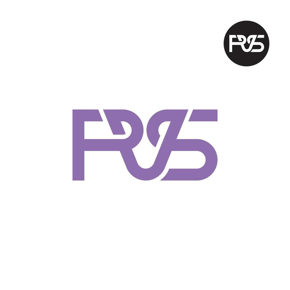 Letter PVS Monogram Logo Design vector