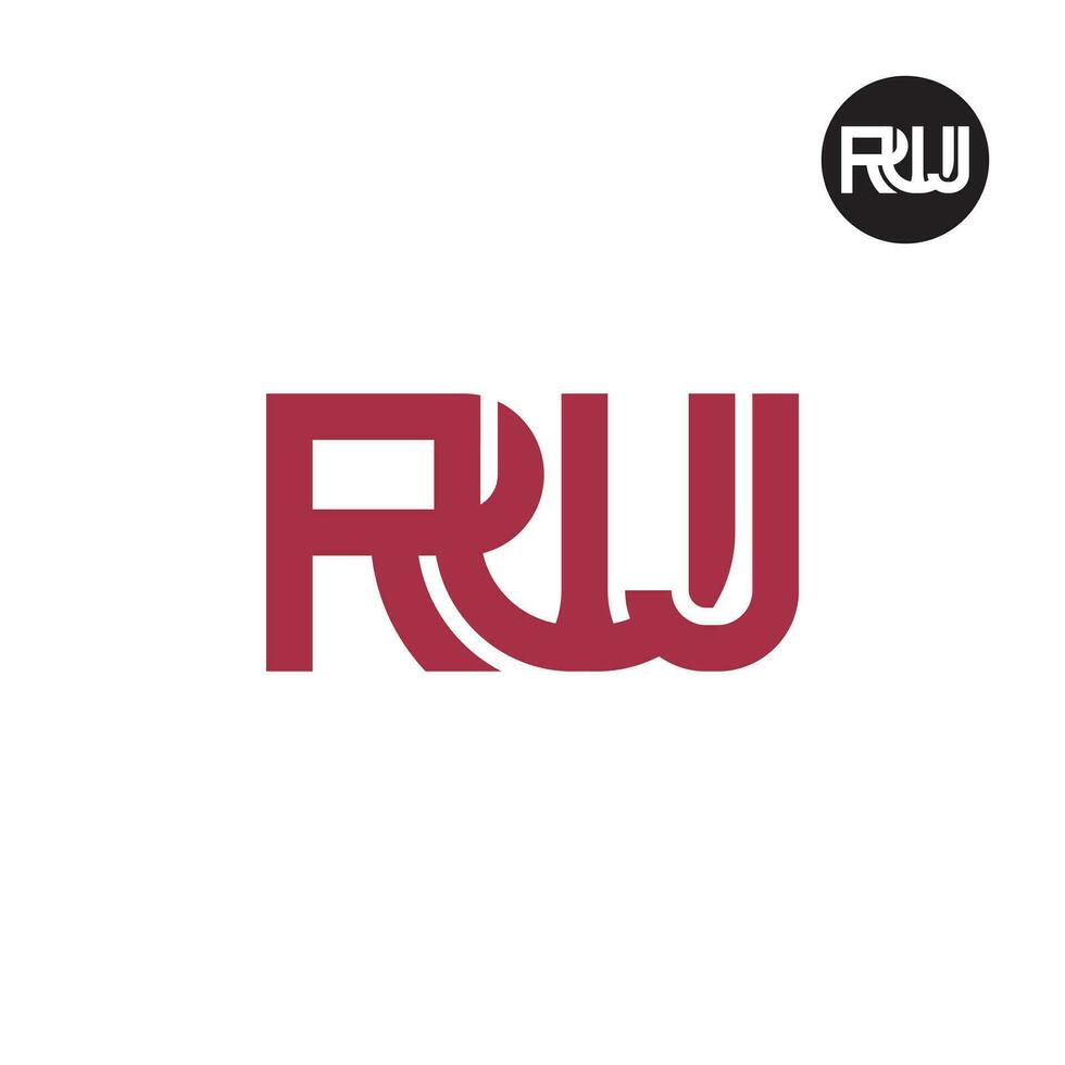 Letter RWJ Monogram Logo Design 36288644 Vector Art at Vecteezy