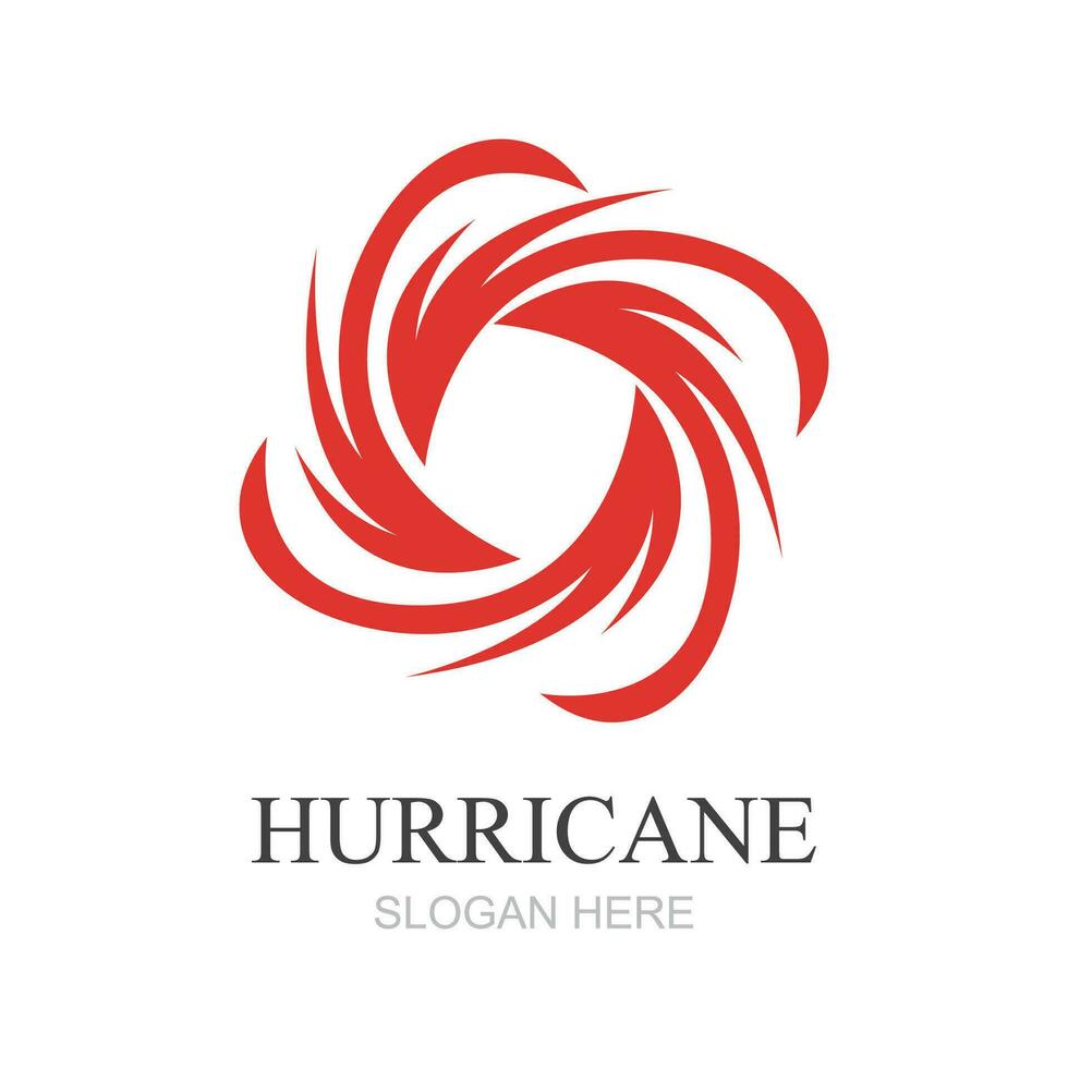 Hurricane logo symbol icon illustration vector company