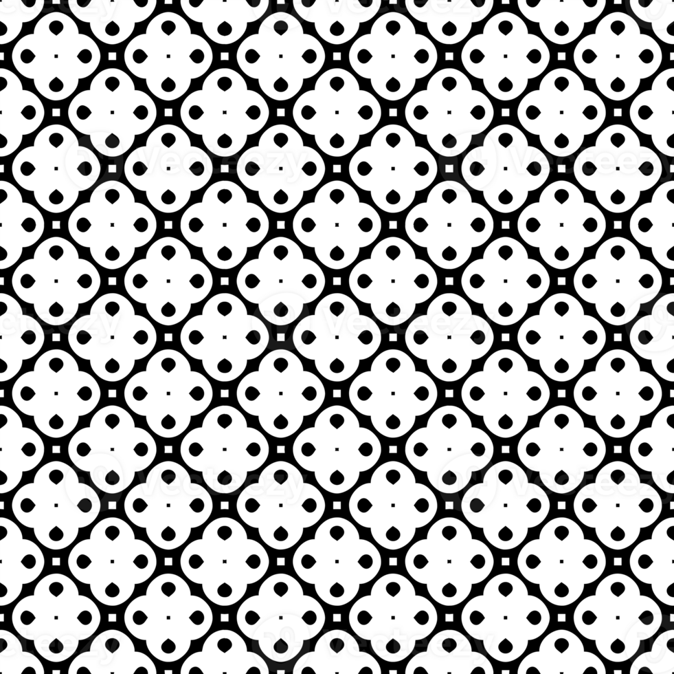 Black seamless abstract pattern. Overlay for background and backdrop. Ornamental design. PNG graphic illustration with transparent background.