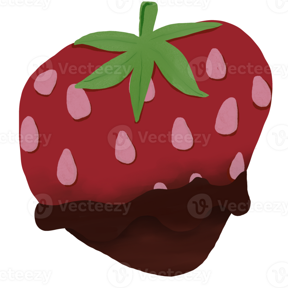 Chocolate Dipped Strawberries png
