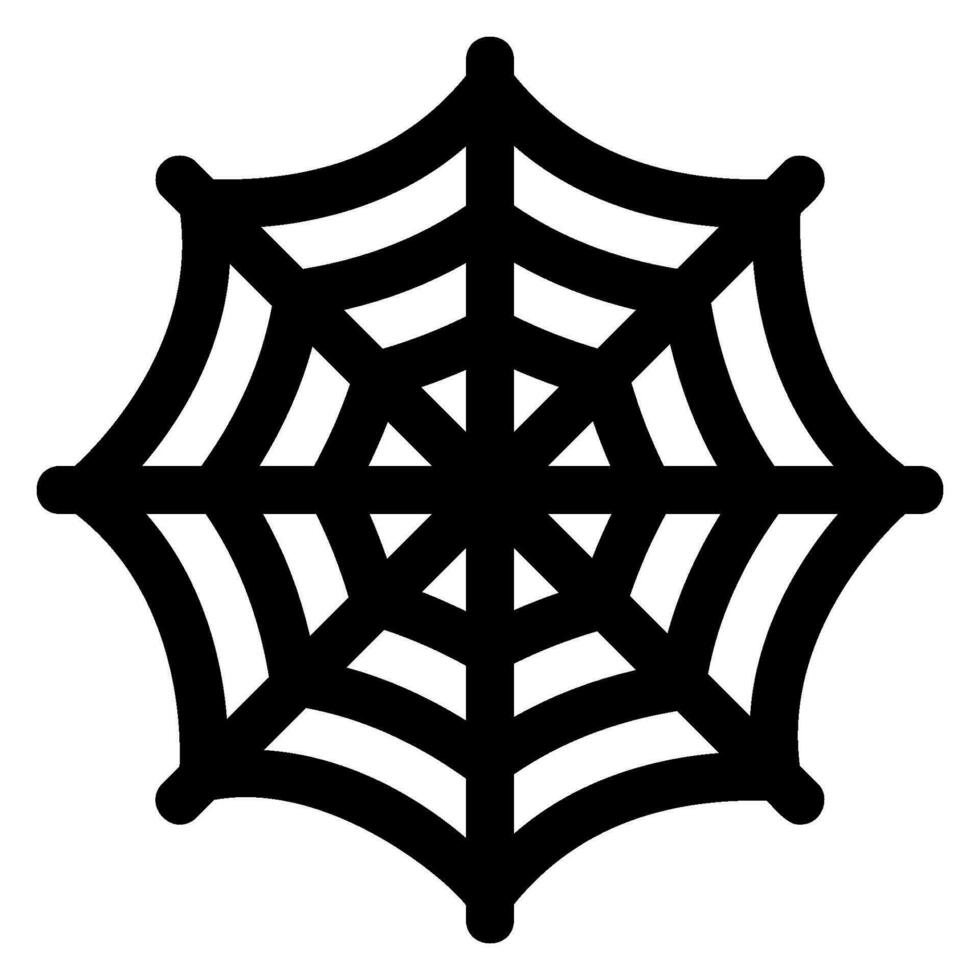 Spider webs glyph icon vector