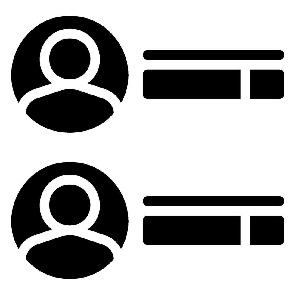 poll glyph icon vector