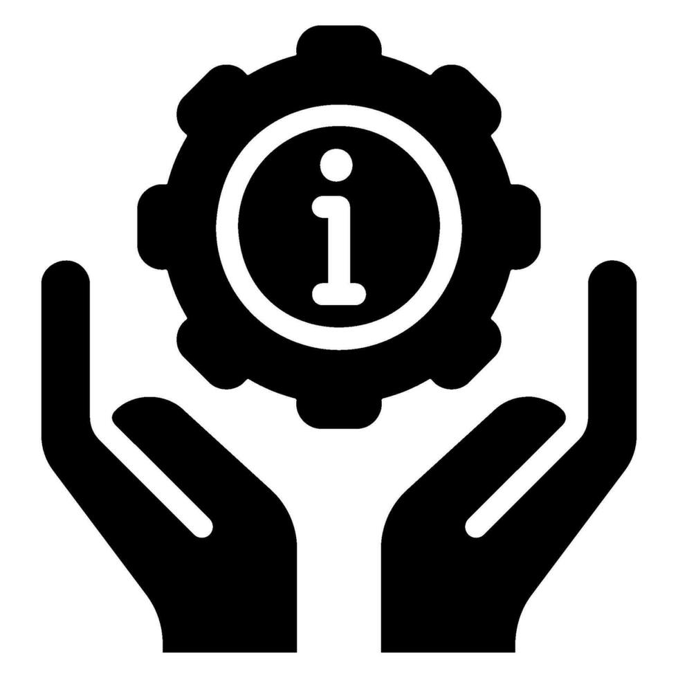 cogwheels glyph icon vector