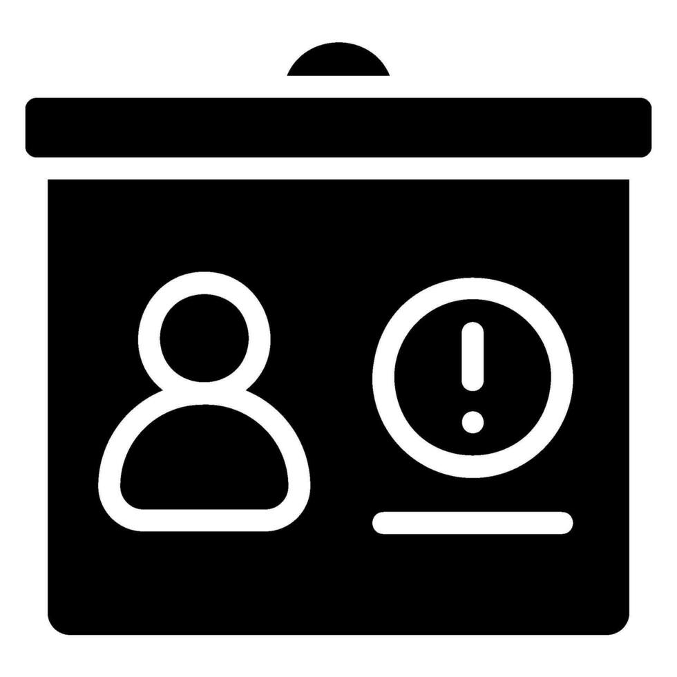 presentation glyph icon vector