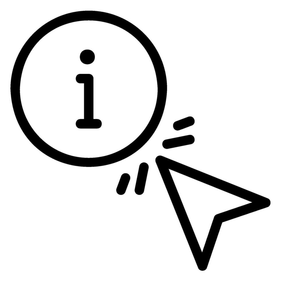 info line icon vector