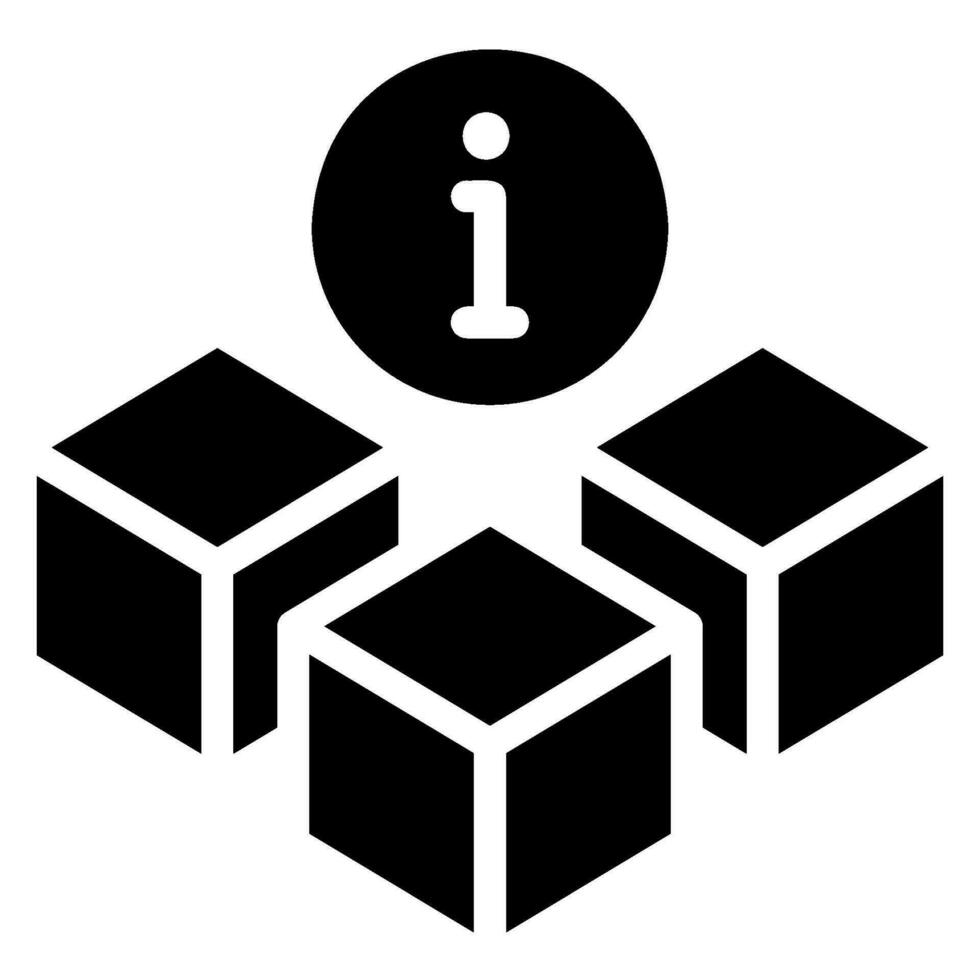 box glyph icon vector