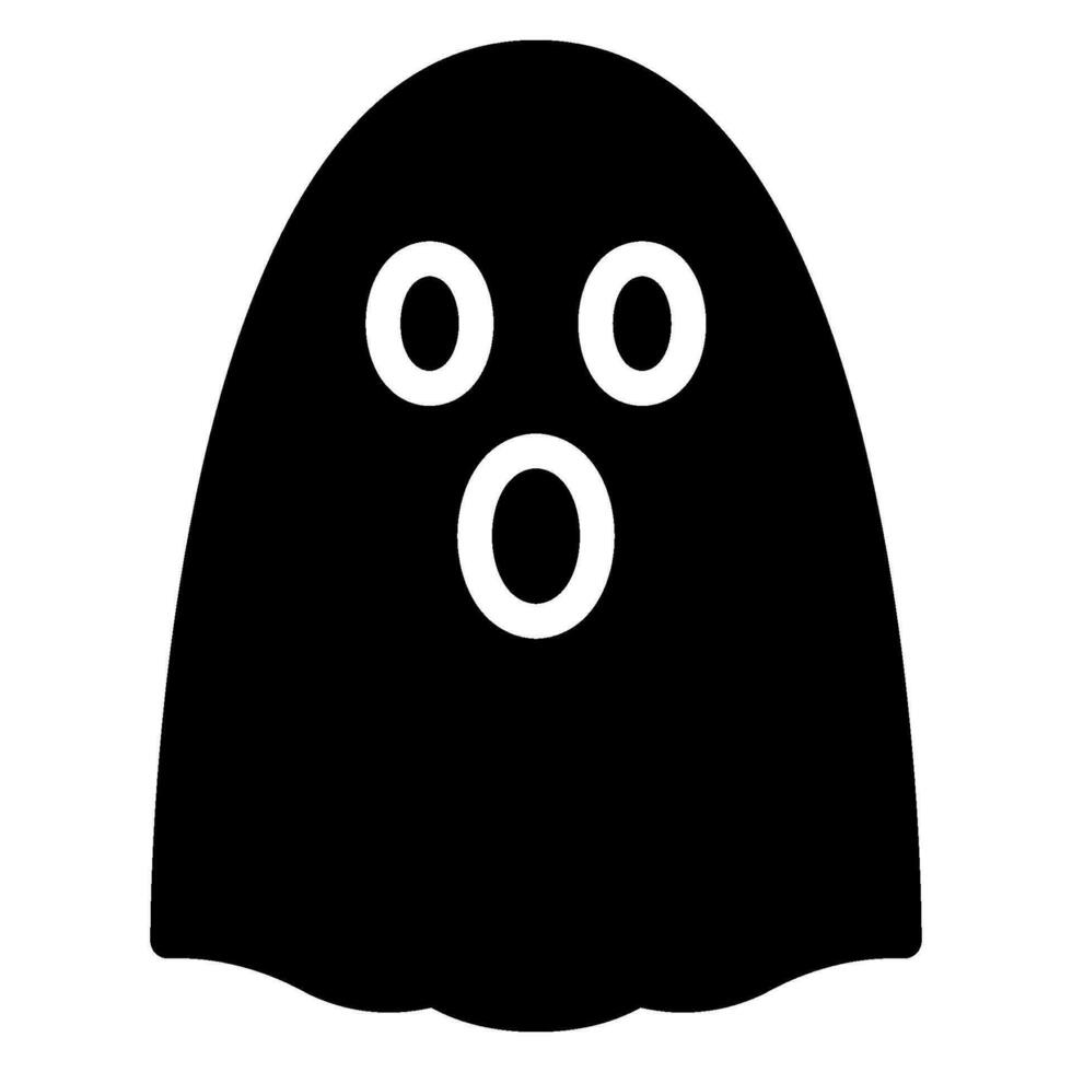 icono de glifo fantasma vector