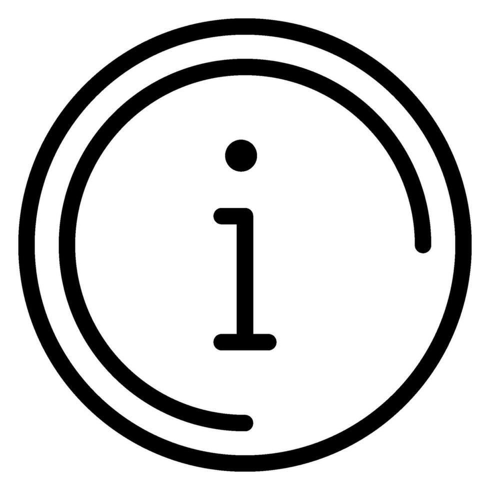 information line icon vector