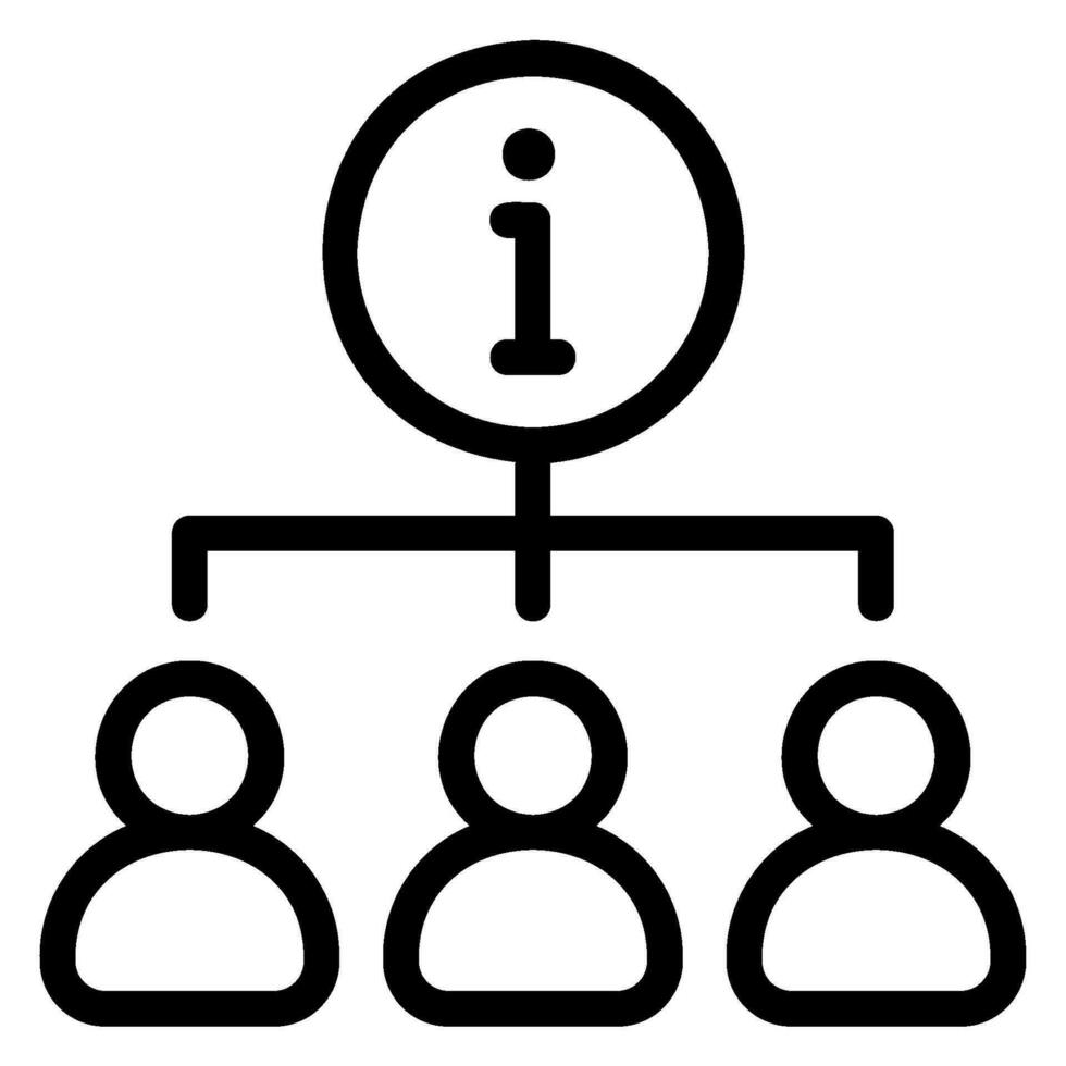 info line icon vector