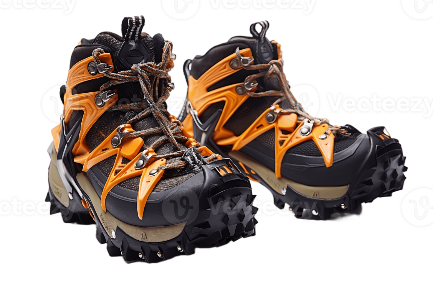 AI generated Mountain Crampons with a Transparent Background. AI png