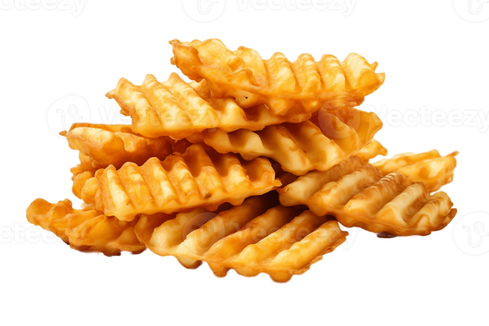 AI generated Waffle Fries with Transparent Background. AI 36290867 PNG