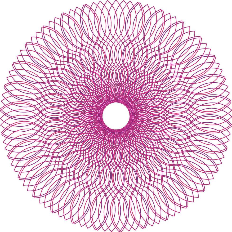 floral circulo resumen vector