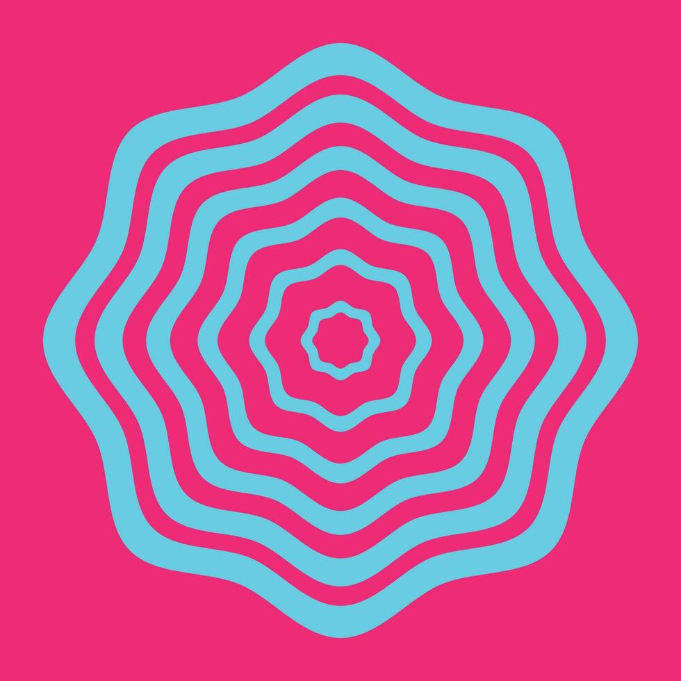 Round Abstract Design vector