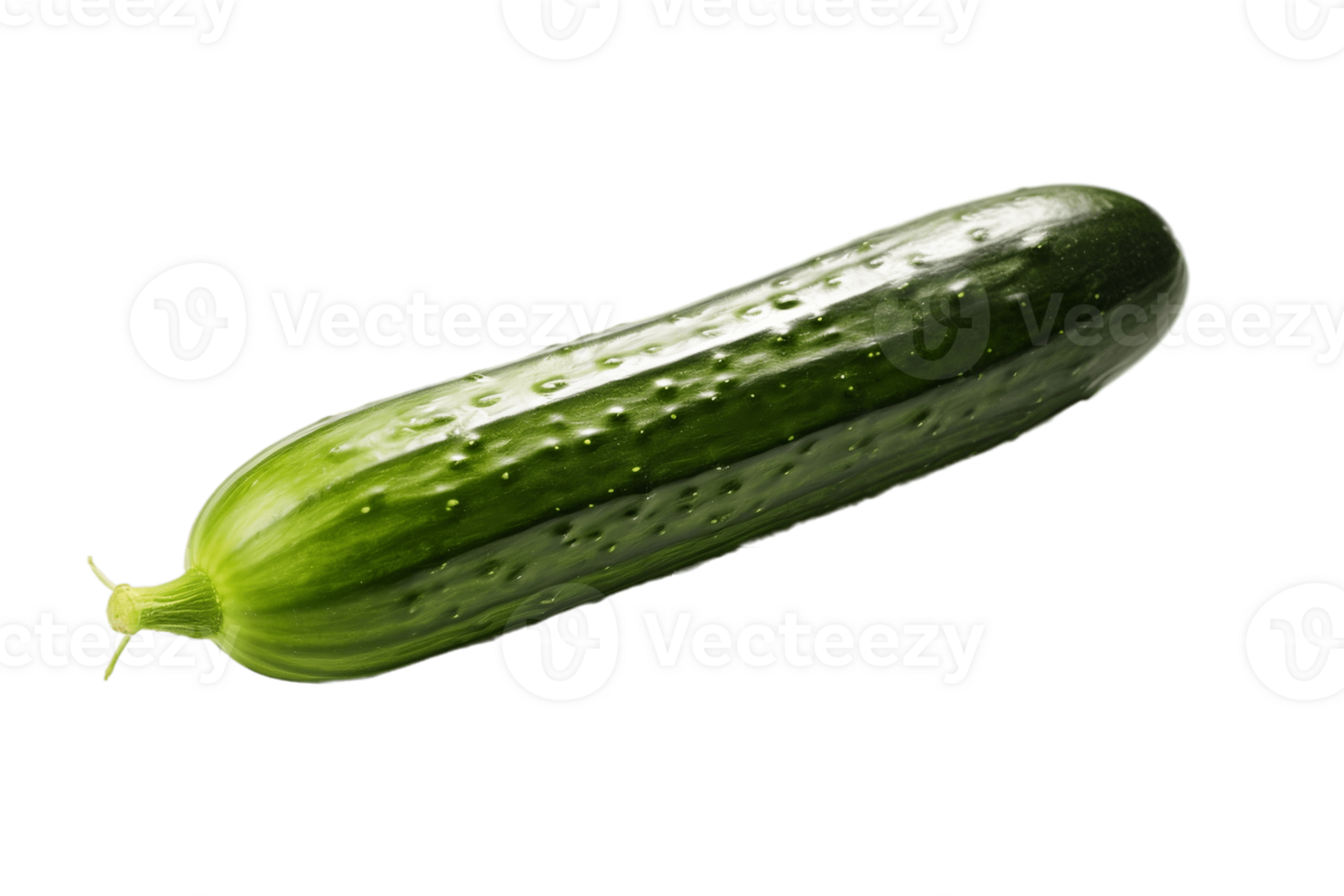 AI generated Cucumber with Transparent Background. AI png