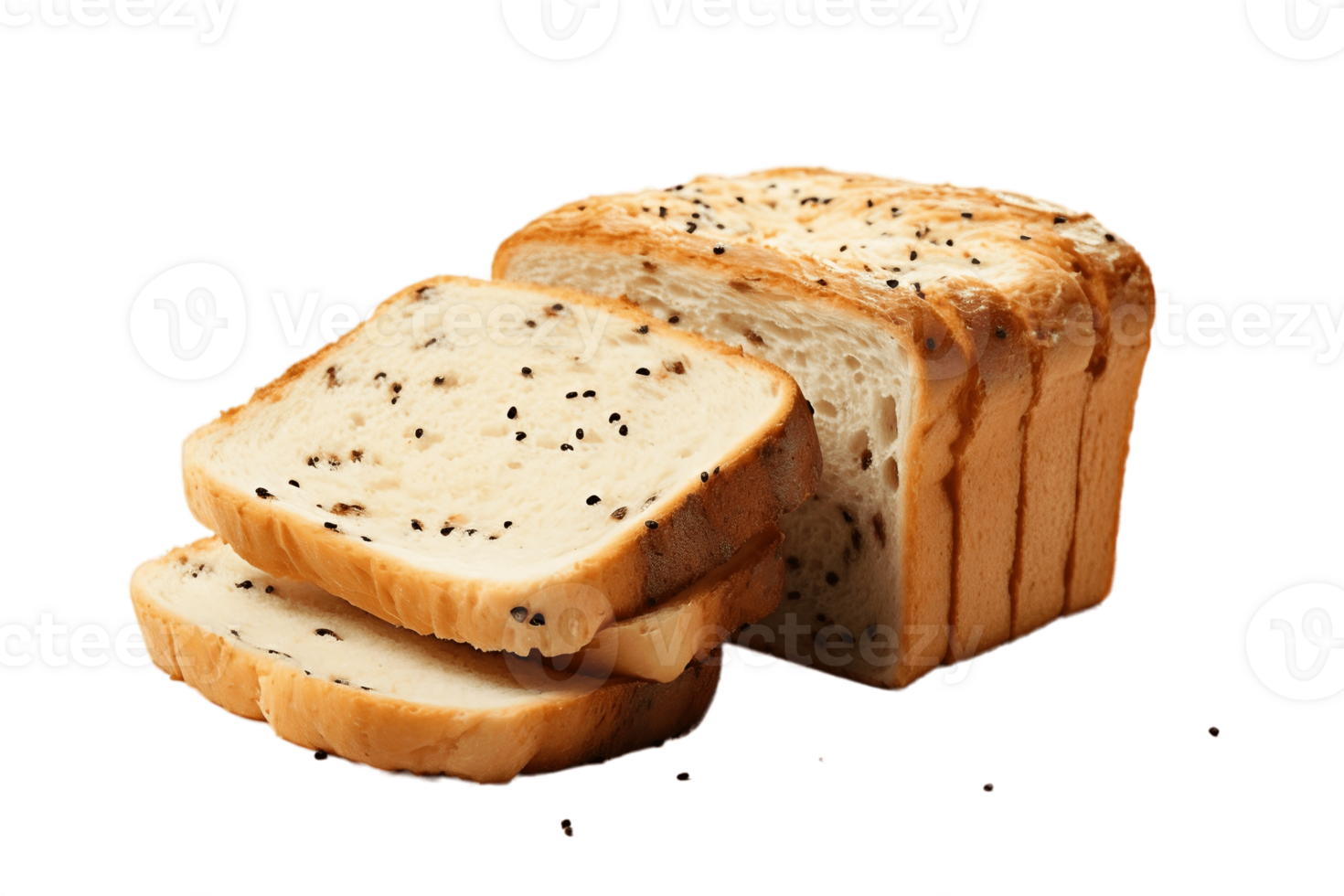 AI generated Muffin Bread with a Transparent Background. AI png