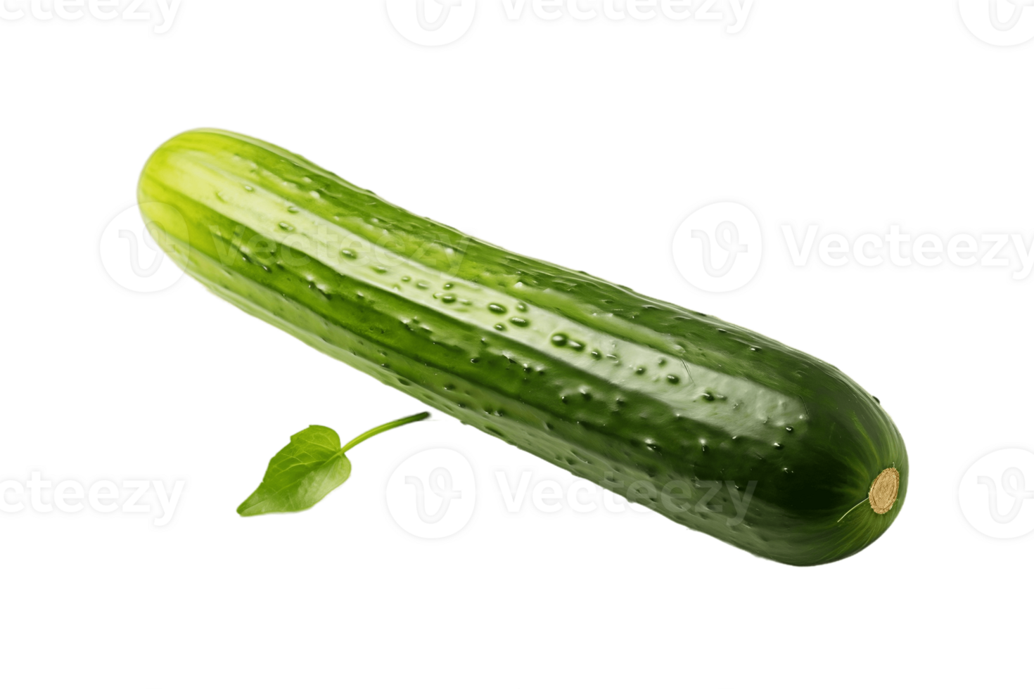 AI generated Cucumber with Transparent Background. AI png