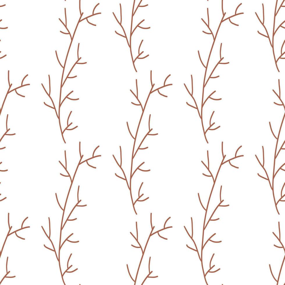 easter branches plant vector hunting spring patter