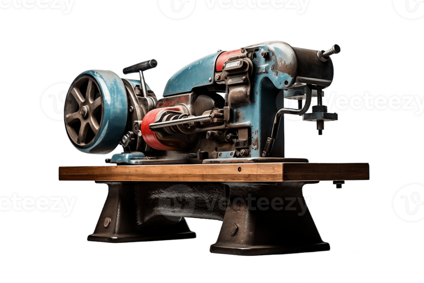 AI generated Bench Grinder On Transparent Background. AI png