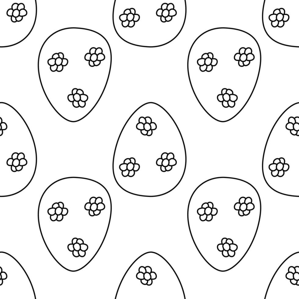 easter egg pattern hunting spring pattern textile vector