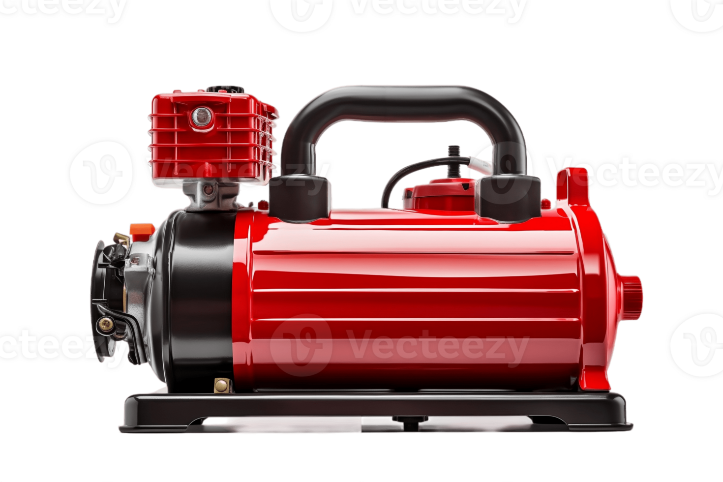 AI generated Portable Air Compressor on Transparent Background. AI png