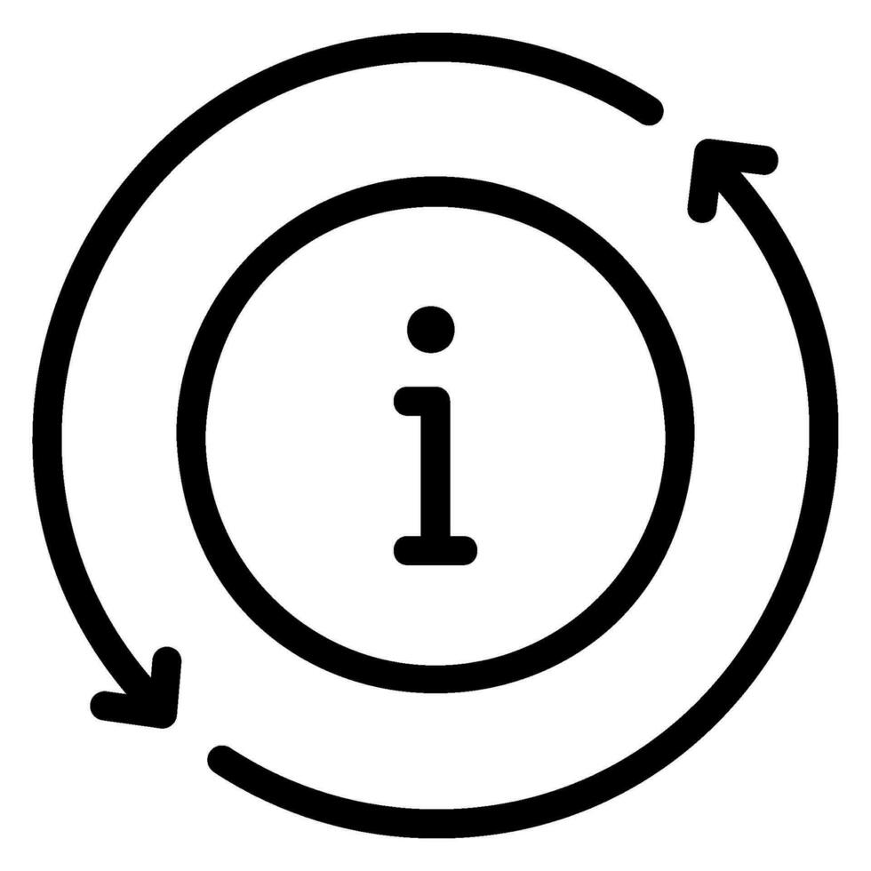 information line icon vector