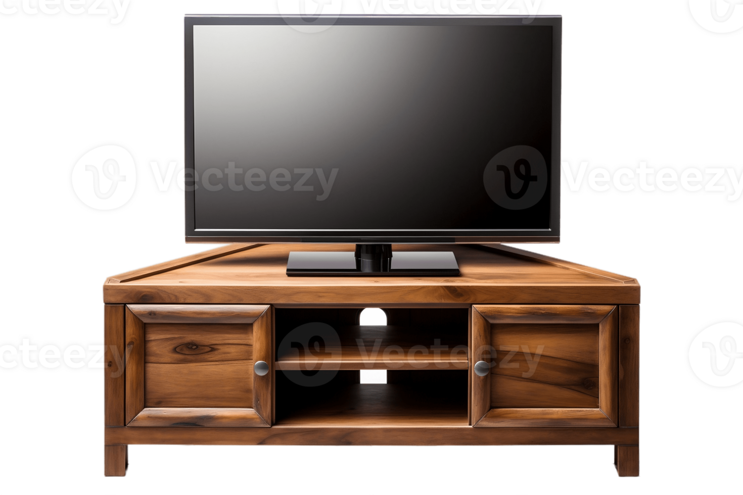 AI generated TV Stand with Transparent Background. AI png