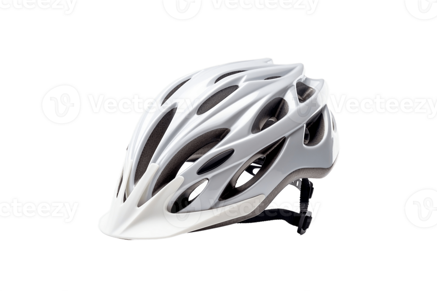AI generated Bike Safety Helmet with Transparent Background. AI png