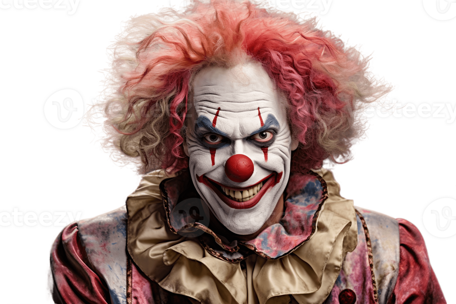 AI generated Happy Clown with Transparent Background. AI png