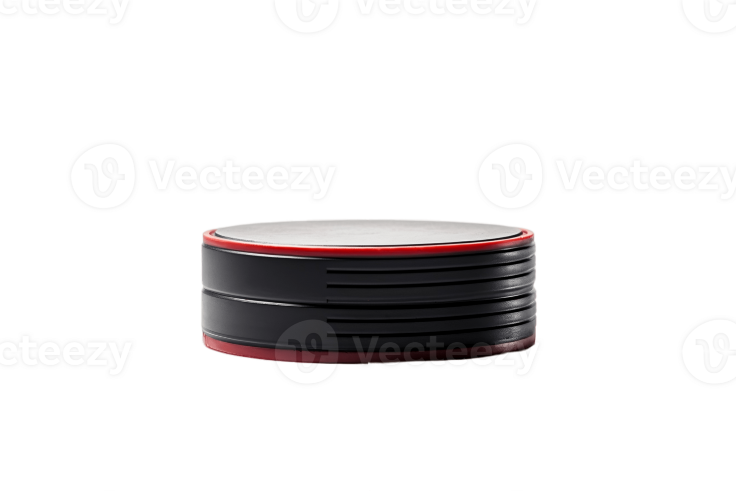 AI generated Hockey Puck with Transparent Background. AI png