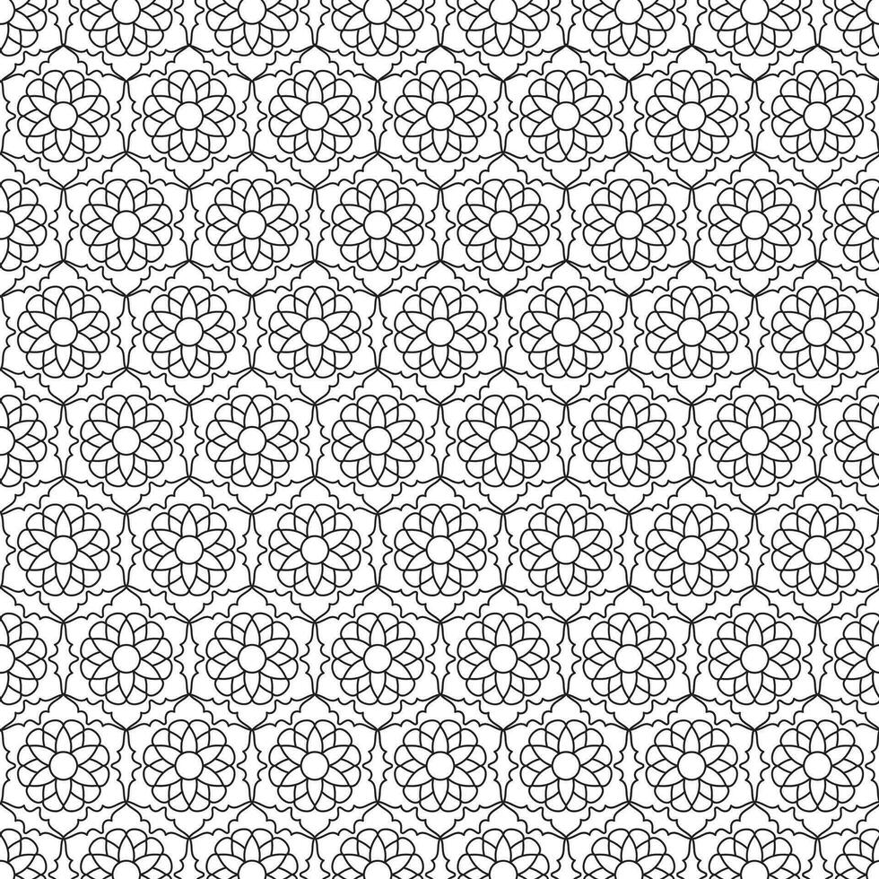 Line pattern design. Black and white vector illustrations. Coloring page