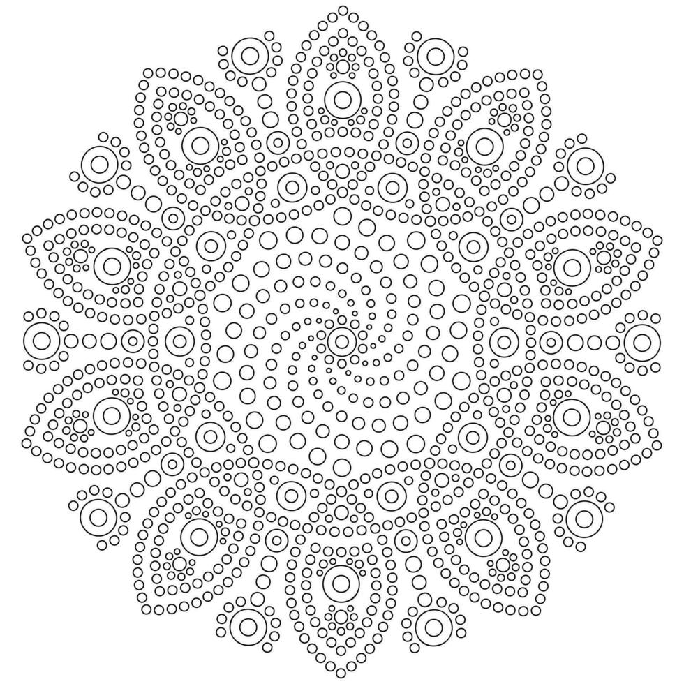 Dot mandala on white background. Coloring page for kids and adults. 36291678 Vector Art at Vecteezy dot-mandala-on-white-background-coloring-page-for-kids-and-adults-36291678-vector-art-at-vecteezy