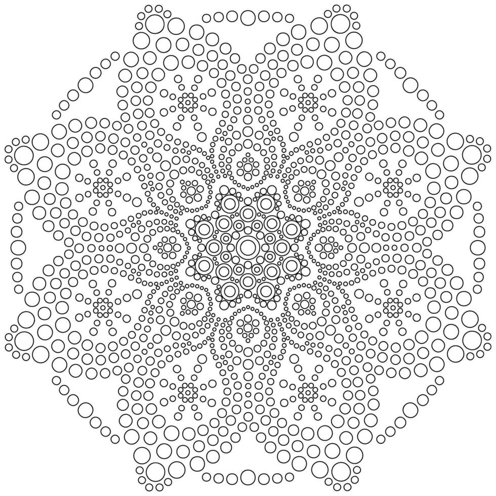 Dot mandala on white background. Coloring page for kids and adults. 36291727 Vector Art at Vecteezy dot-mandala-on-white-background-coloring-page-for-kids-and-adults-36291727-vector-art-at-vecteezy