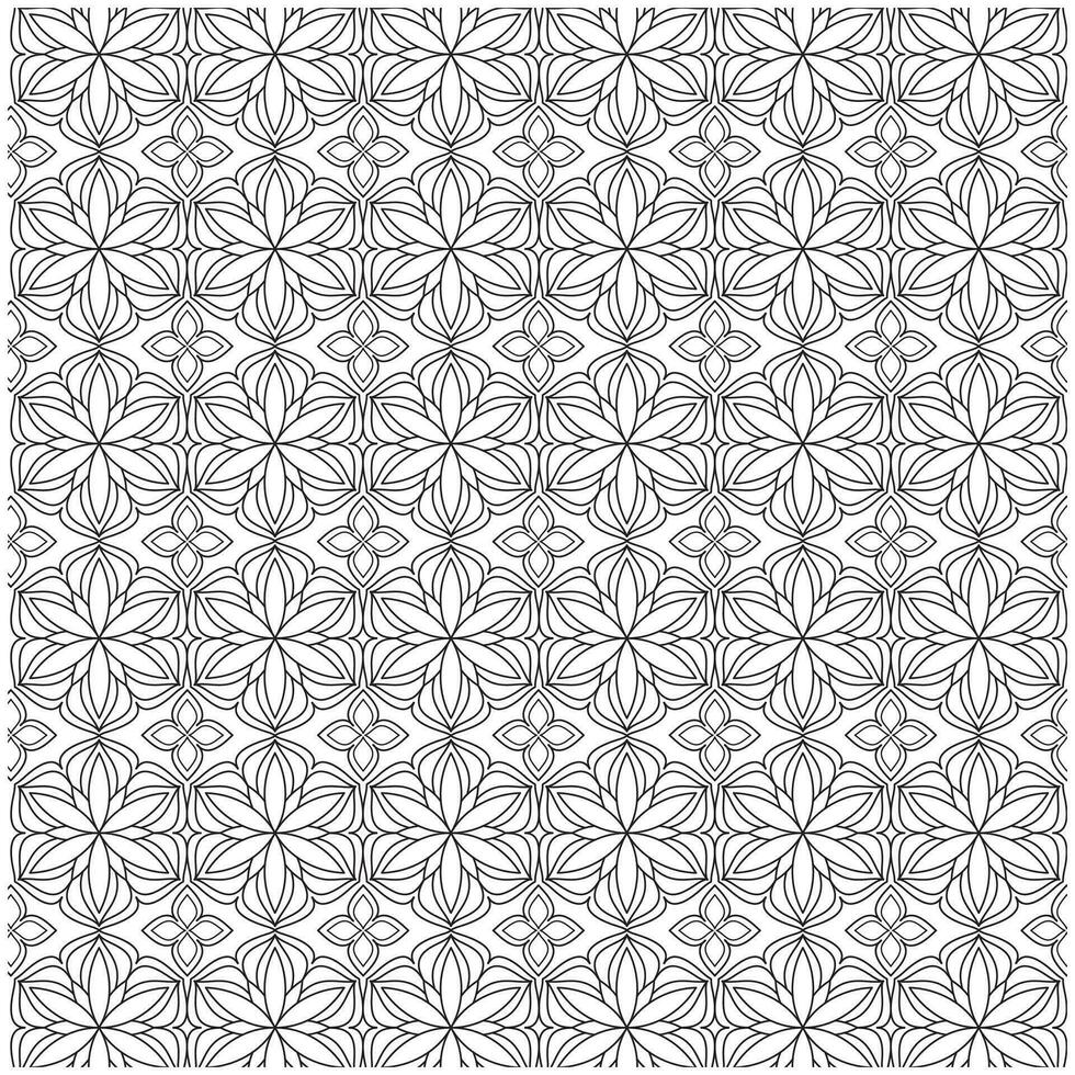 Line pattern design. Black and white vector illustrations. Coloring page 36291835 Vector Art at