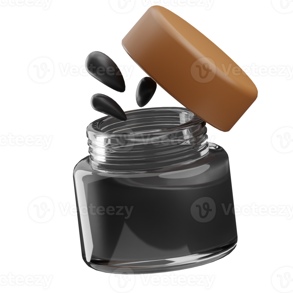 office stationery Ink illustration 3d png