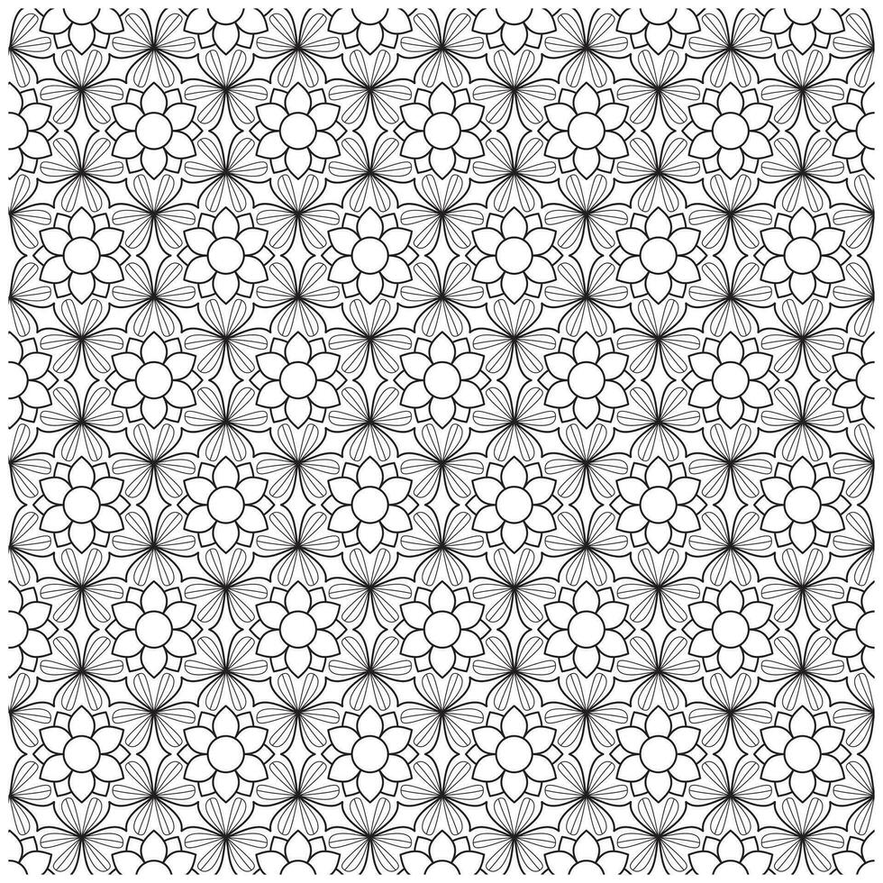 Line pattern design. Black and white vector illustrations. Coloring page