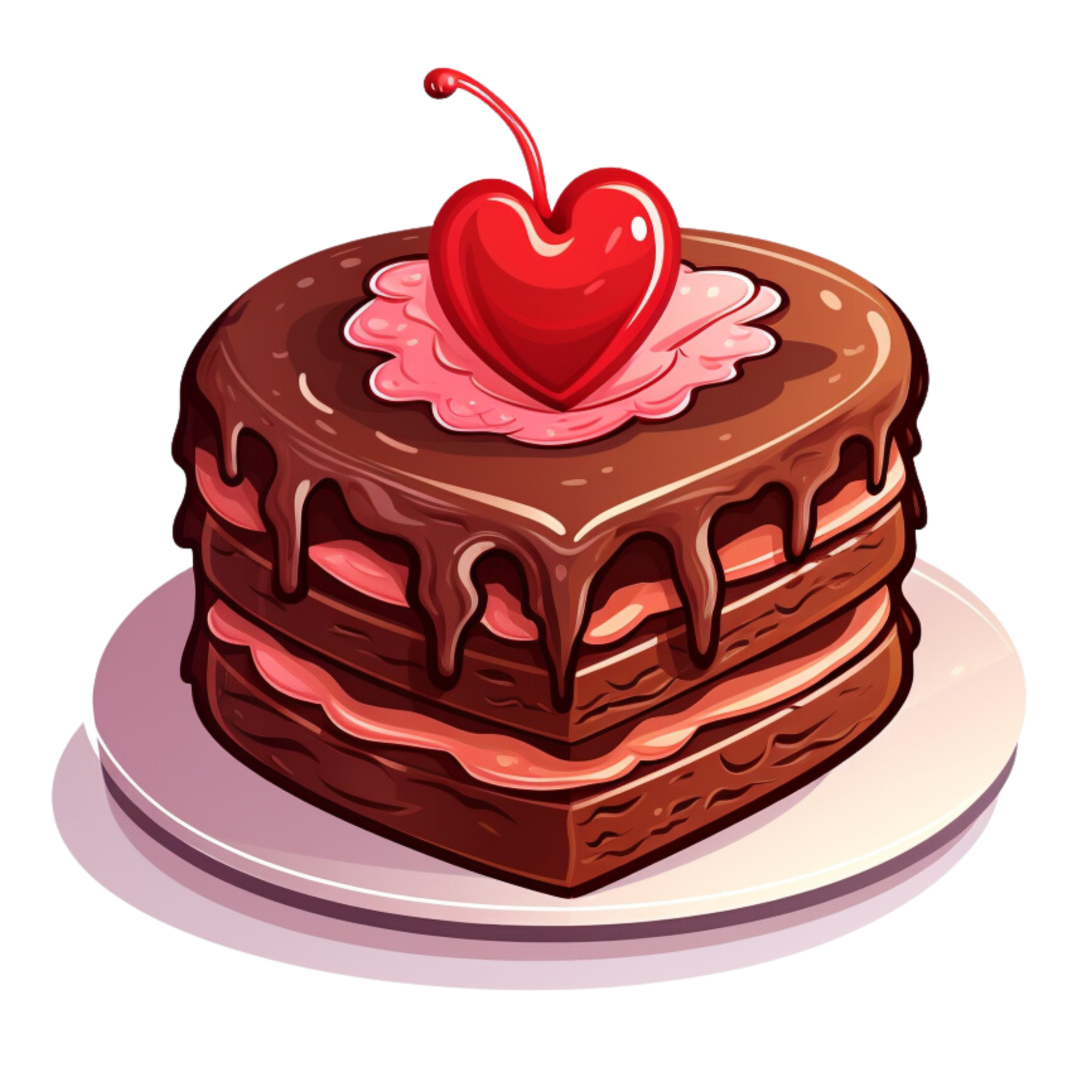 ai-generated-heart-shape-cake-36292141-png