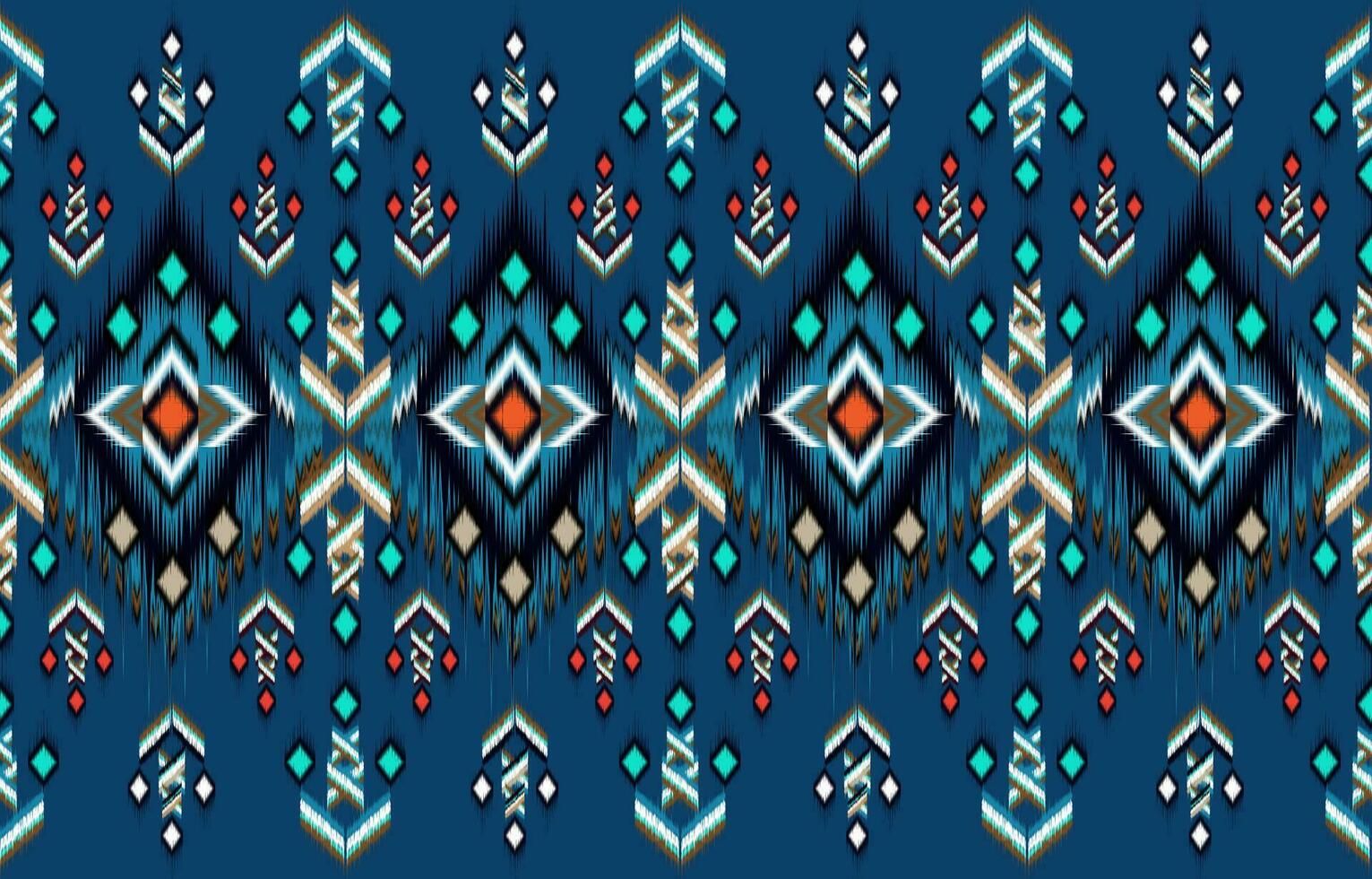 Tribal vector ornament. Seamless African pattern. Ethnic carpet with chevrons.  Aztec style. Geometric mosaic on the tile, majolica. Ancient interior.  Modern rug. Geo print on textile. Kente Cloth.