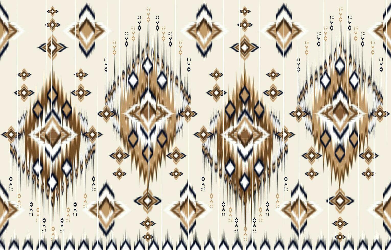 Ikat geometric folklore ornament. Tribal ethnic vector texture.  Seamless striped pattern in Aztec style. Figure tribal embroidery.