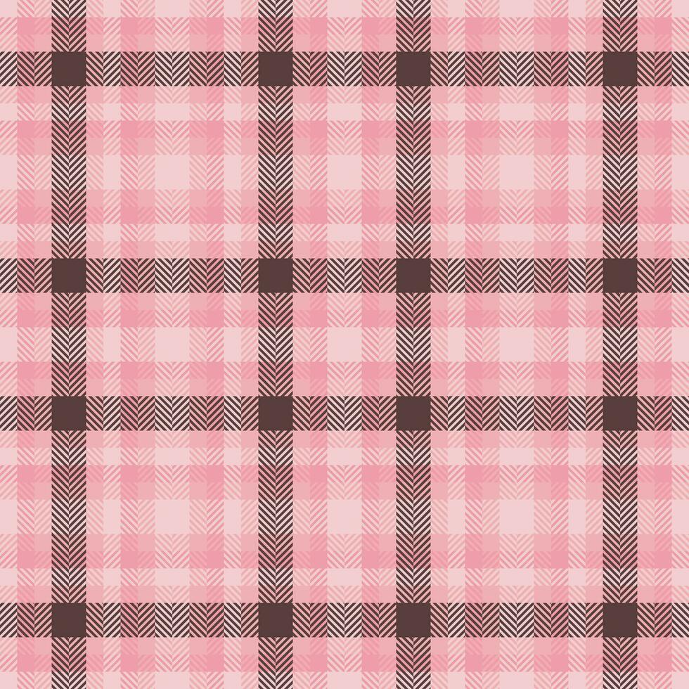 Fabric plaid check of vector tartan pattern with a texture textile seamless background.