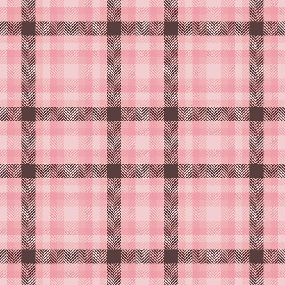 Fabric plaid check of vector tartan pattern with a texture textile seamless background.