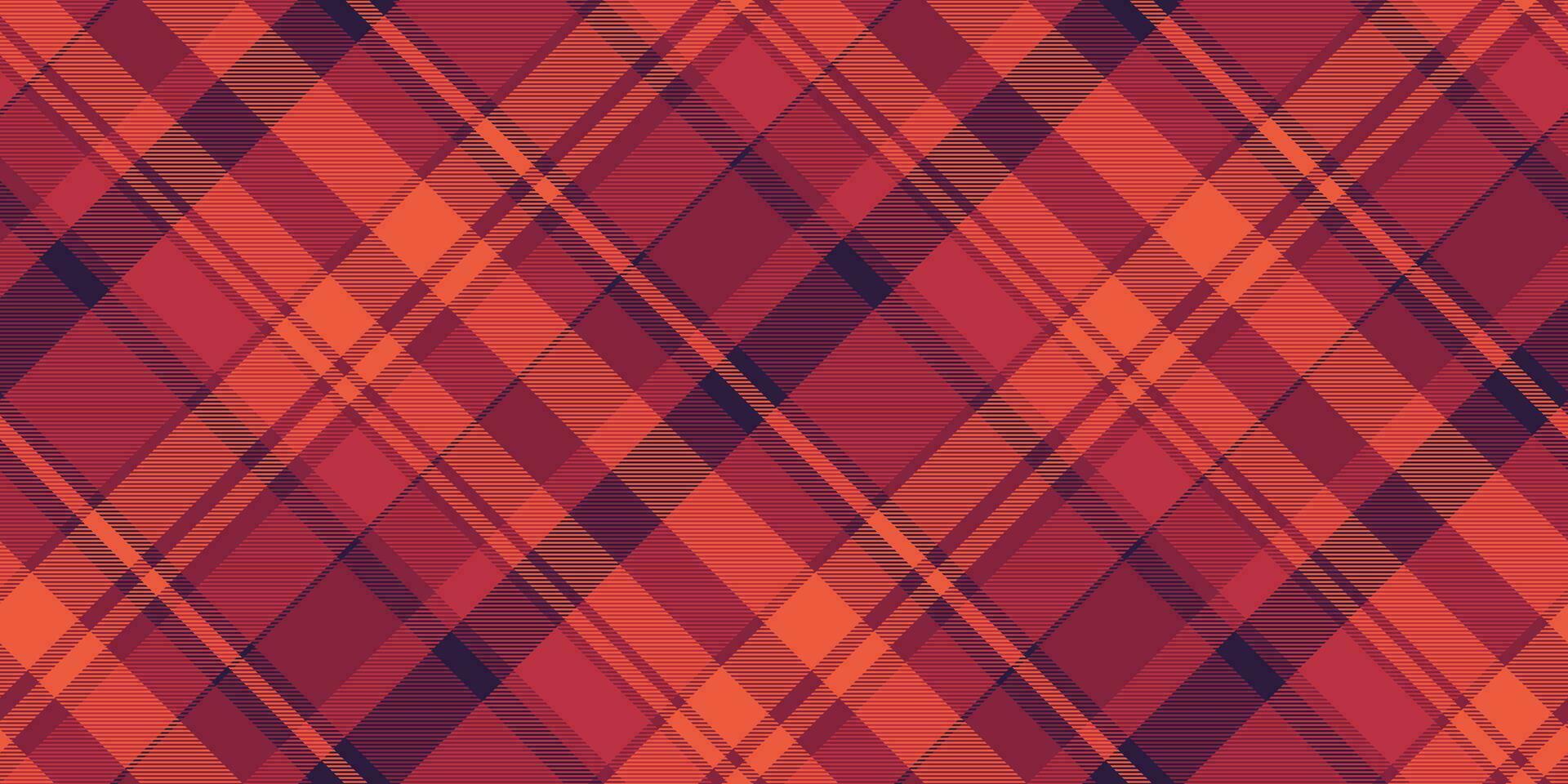New year pattern check texture, winter tartan plaid seamless. Shirt textile fabric vector background in red and dark colors.