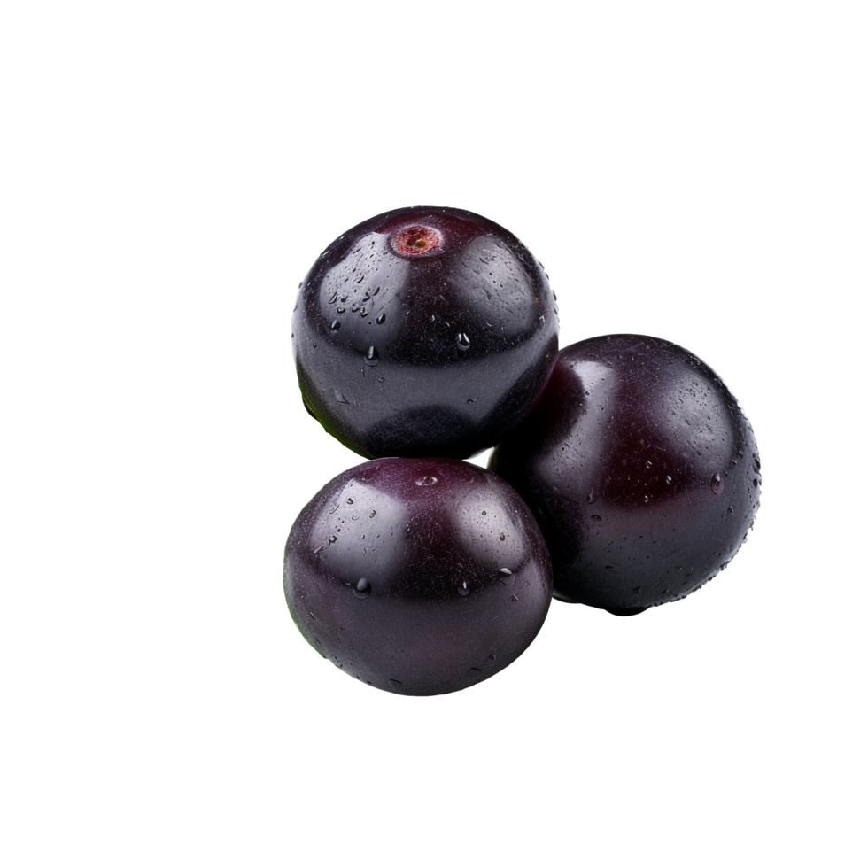 AI generated Acai berry isolated on transparent background png