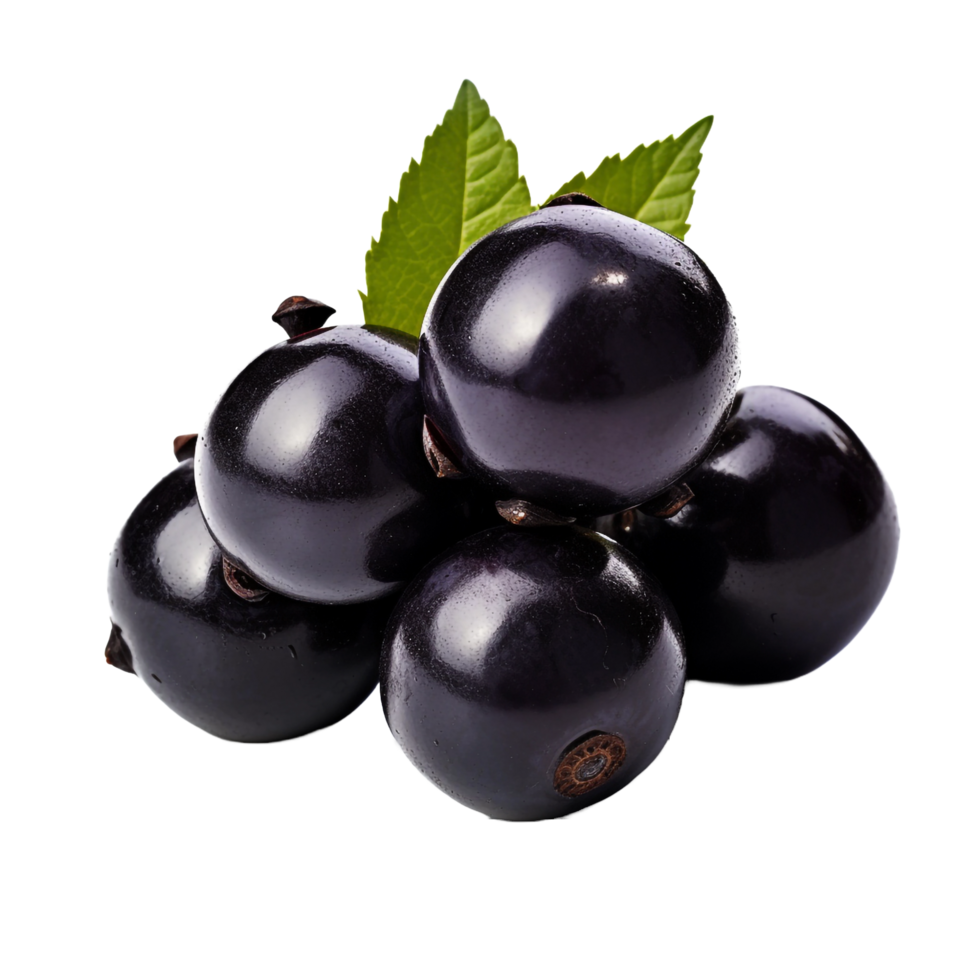 AI generated Acai berry isolated on transparent background png