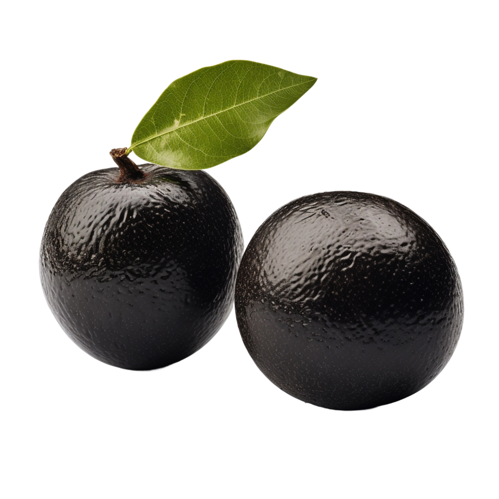 AI generated Black sapote isolated on transparent background png