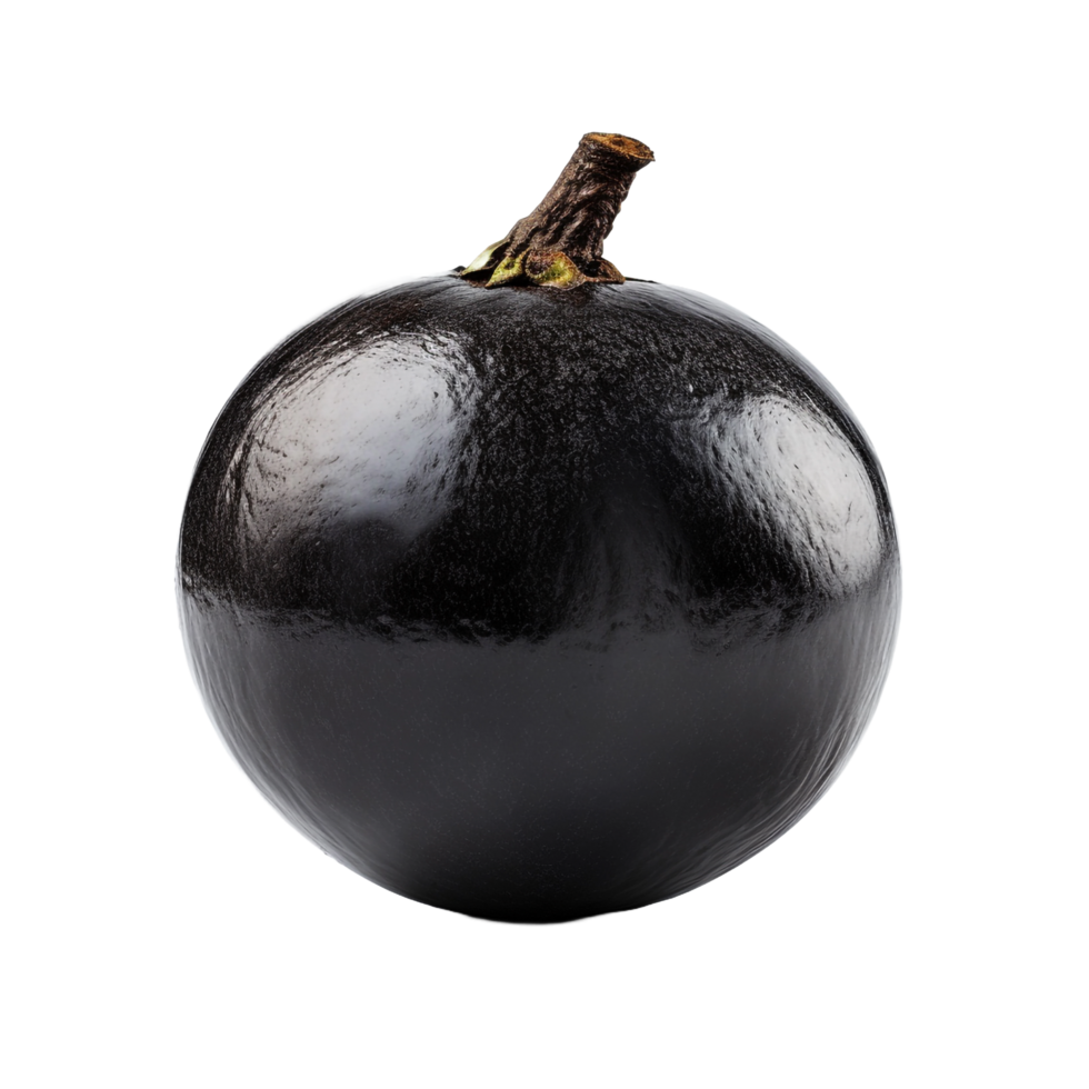 AI generated Black sapote isolated on transparent background png
