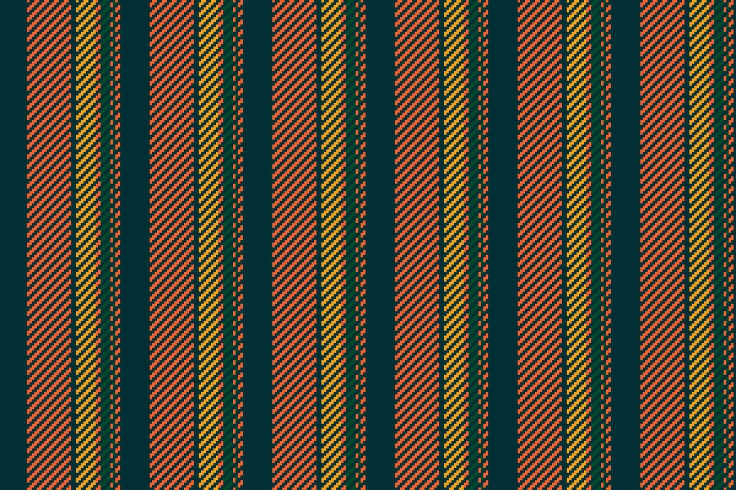 Texture pattern lines of vertical background fabric with a seamless stripe vector textile.