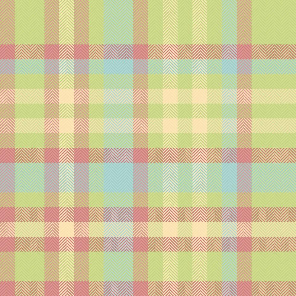 Vector seamless fabric of check pattern tartan with a textile texture plaid background.
