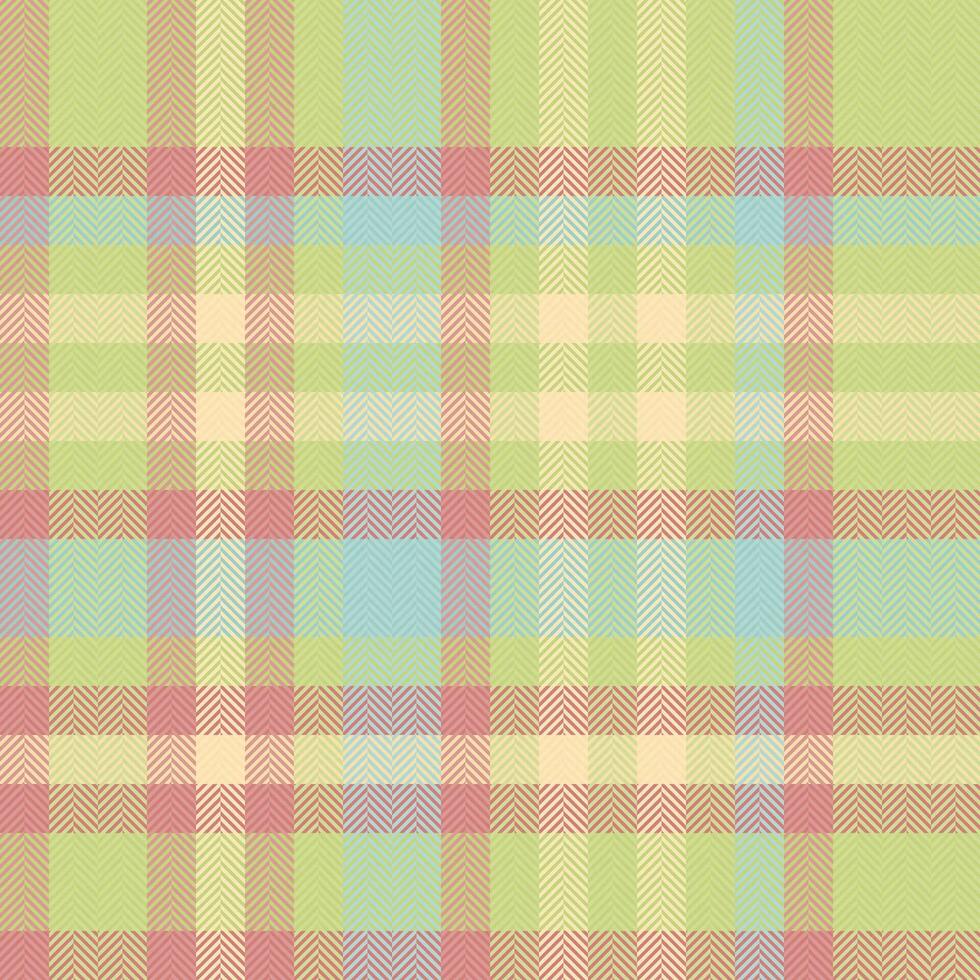 Vector seamless fabric of check pattern tartan with a textile texture plaid background.